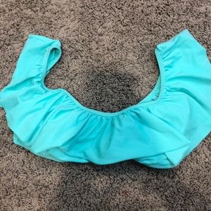 Blue Ruffle Bikini tip